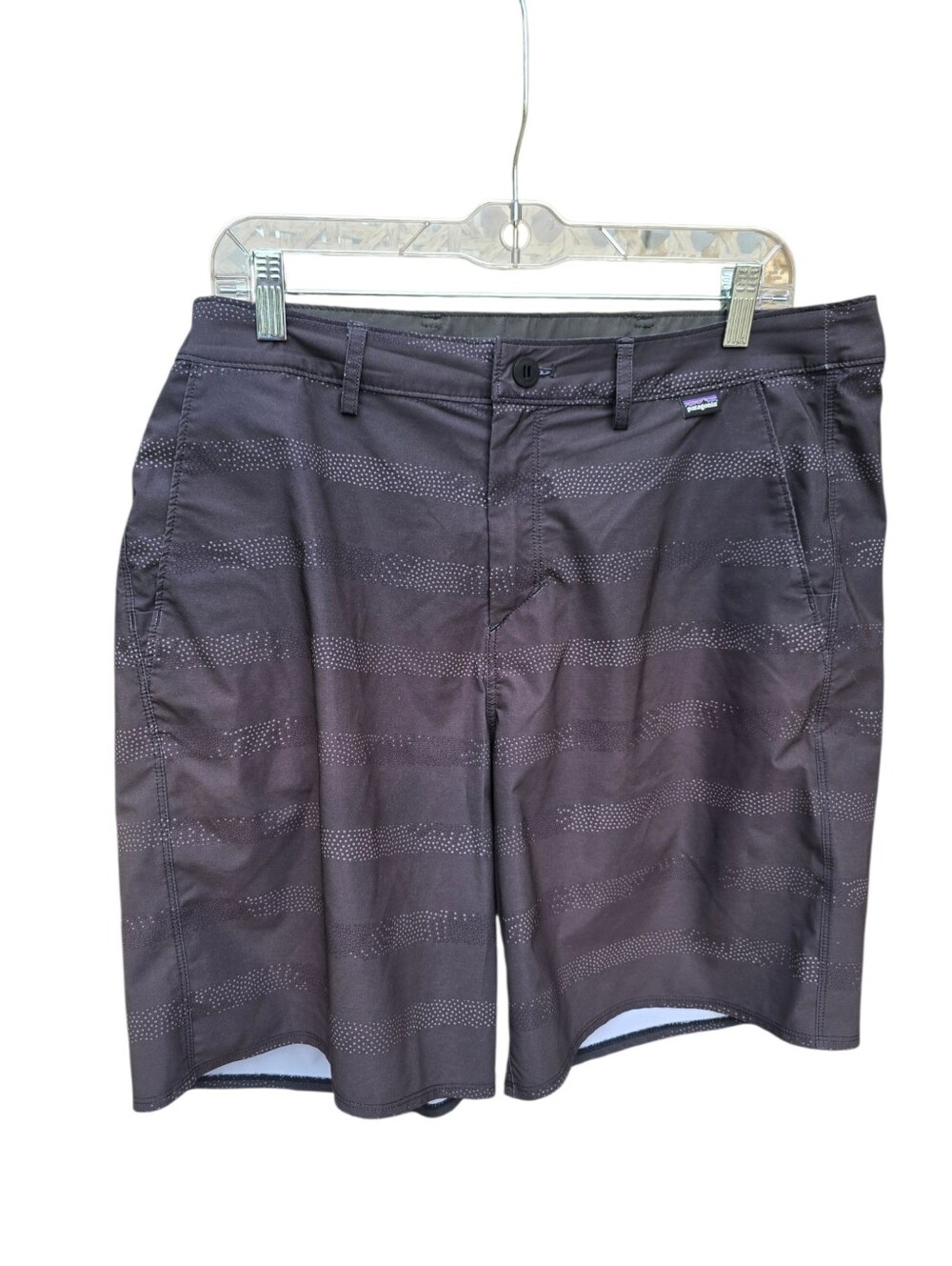 Patagonia Men's Hydropeak Hybred Board Shorts 34 Marine Fog Ink Black